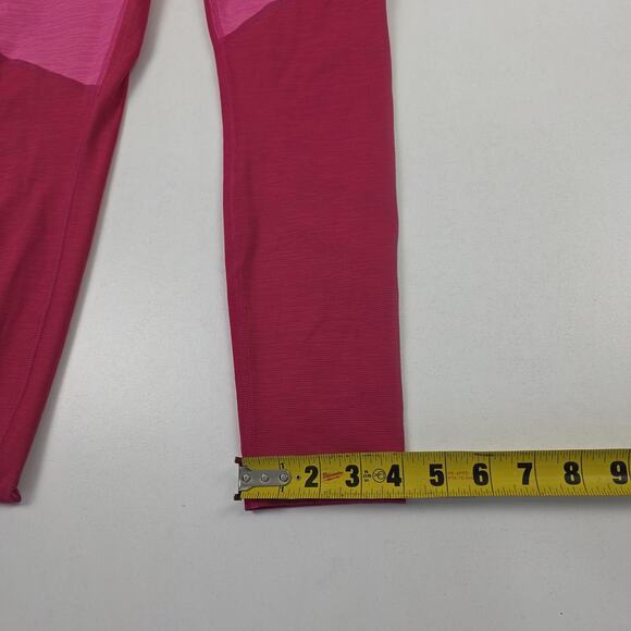 Outdoor Voices Leggings Womens Small Pink Red Colorblock Athletic Yoga Workout - Picture 6 of 10